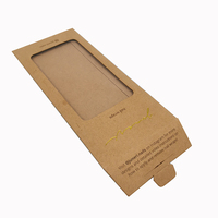 Carte de remerciement personnalisée avec logo, emballage cadeau, enveloppes en papier kraft, fenêtre, gaufrage, pelliculage mat, revêtement UV, recyclable