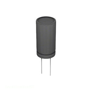 Condensateur à traversée de canal, à montage radial, en aluminium, 470 µF, 20 %, 16 V, SN471M016ST - Product Image 1