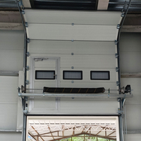 Porte d'ascenseur de qualité industrielle avec structure en acier galvanisé anti-corrosion