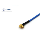 Buena calidad, el mejor precio, MCX R/A macho a MCX R/A macho, soldadura para montaje de cable. 086