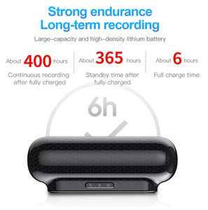 Q77 Standby 365 Tage 32GB <span class=keywords><strong>Mini</strong></span>-Diktiergerät mit Datums- und Zeitanzeige, LED-Indikator, Digitaler Sprachrekorder mit Magnet - Product Image 2