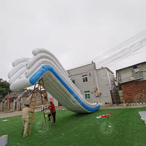 Toboggan gonflable Aquac pour yacht, toboggan gonflable, équipement aquatique gonflable portable pour la mer - Product Image 6