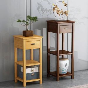 Soporte para flores para sala de estar, mesa de centro para balcón, de madera maciza, sencillo, estilo chino, estilo clásico chino - Product Image 2