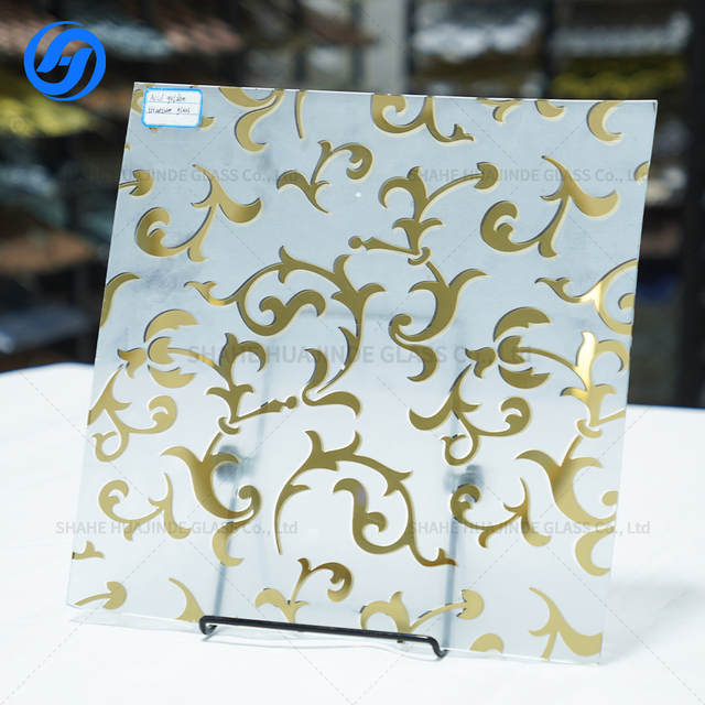Solid Structure Custom 4mm 6mm Acid Frosted Tempered Glass Panels for Bathroom Living Room Bedroom Decoration for Industrial