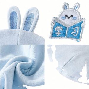 Venta al por Mayor de Gorros Cálidos para Bebés Recién Nacidos con Estampado de Puntos y Dibujos Animados, Diseño Unisex para Playa y Uso Diario - Product Image 6