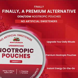 Bubuk Nootropik Kafein Lifeworth |   Suplemen Energi Herbal dengan Alpha GPC L-Tyrosine & L-Theanine - Product Image 4