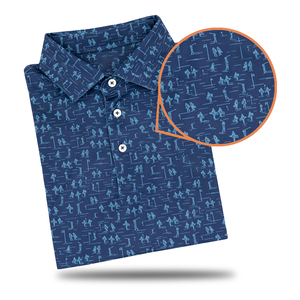 Logo personnalisé Fabricant de vêtements d'athlétisme de luxe pour hommes Polo en polyester 5 élasthanne 95 Vêtements de golf pour hommes - Product Image 6