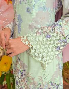 SIPO Eid dernière mode Baju Kurung brodé tache impression vêtements ethniques vêtements islamiques modernes en malaisie - Product Image 4