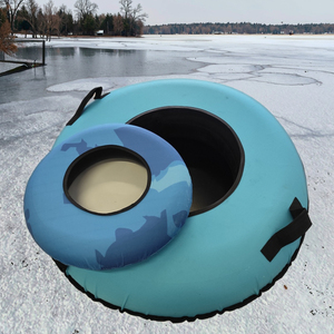 Tube de neige gonflable pliable de <span class=keywords><strong>bonne</strong></span> qualité/traîneau avec caoutchouc pour enfants et adultes Sports d'hiver Utilisation estivale - Product Image 4