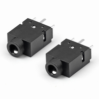 Connecteurs Jack Audio 3,5 mm Femelle pour Casque 6,5 SMT TRS 7 Broches 635 mm 3,5 mm Stéréo Mono 2,5 mm 35 mm 9 3 5 7 4 Pôles