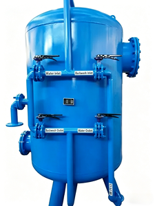 Machine de filtration à charbon actif en acier inoxydable SUS304 haute efficacité avec cuve sous pression et PLC pour le traitement de l'eau industrielle - Product Image 2