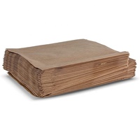 Sac en papier kraft personnalisé, écologique, résistant à la graisse, pour garder les aliments frais, idéal pour les biscuits, les pains et les bonbons