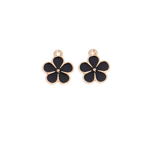 Materiales <span class=keywords><strong>de</strong></span> Aleación Originales <span class=keywords><strong>de</strong></span> Fábrica para Accesorios DIY, Diseño <span class=keywords><strong>de</strong></span> Flor <span class=keywords><strong>de</strong></span> Cinco Pétalos en Rojo Rosado, Lindos para Pendientes, Pulseras, Collares y Colgantes - Product Image 6