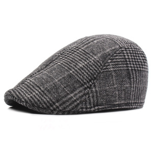 <span class=keywords><strong>Béret</strong></span> hommes <span class=keywords><strong>casquette</strong></span> hiver chaud avant chapeau de plage pour les chapeaux d'âge moyen et âgés exportation de gros - Product Image 6