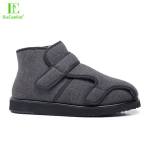 Nouveau Style unisexe large Extra hiver chaud chaussons doux sécurité diabétique orthopédique chaussures médicales - Product Image 4
