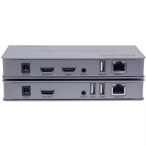 สายเคเบิลต่อขยายสัญญาณภาพและเสียง TTLTES 120M แบบโลหะ สำหรับ USB KVM Extender ตัวแยกสัญญาณภาพและตัวแปลง Cat5e/6 รองรับ OEM/ODM ปรับแต่งได้ รองรับ 4K HDMI KVM Ext - Product Image 2