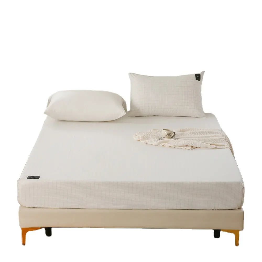 Earthing Fitted Sheet Twin Size 200 x 100 x 25 cm Single Faraday Bed Include a Grounding Cord for Sleep Better