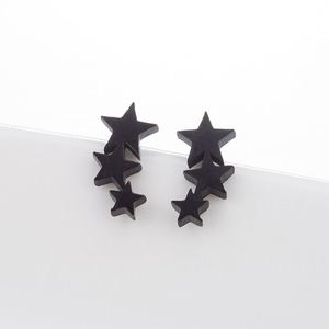 Pendientes de Acero Inoxidable con Diseño de Estrella de Meteor, Elegantes, MOQ Bajo, para Mujeres y Niñas - Product Image 3