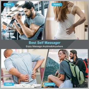 Healthpal Perkussions-Massagegerät Handgehalten Tiefengewebe-Vibration Bürstenloser Motor 7500mAh Akku 1000-2200 U/min Mini-Massagepistole für den Ganzen Körper - Product Image 4