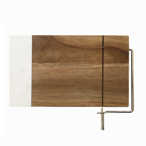 Nuovo prodotto di Marmo di Legno Formaggio Tagliere in Acciaio Inox <span class=keywords><strong>Filo</strong></span> Affettatrice - Product Image 3