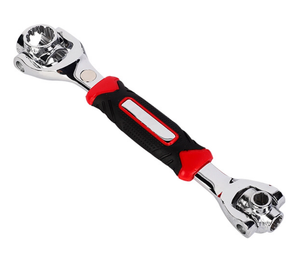 Llave de vaso multifuncional 8 en 1, juego de llaves de trinquete de 360 grados, llave de carcasa, llave de vaso 8 en 1, 8-19mm - Product Image 2