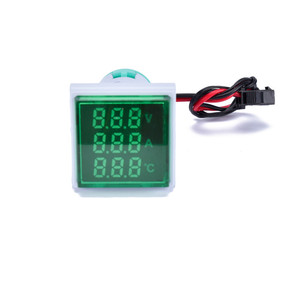 Indicador de Voltaje LED de Plástico con Clasificación IP65, LED Amarillo, Duradero, Advertencia Visual Clara para Detección de Encendido/Apagado/Fallos en Paneles - Product Image 2