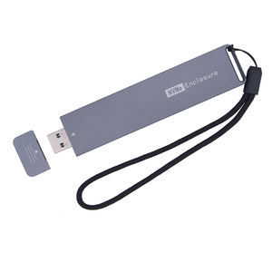 Carcasa de SSD <span class=keywords><strong>M2</strong></span> para NVME, adaptador de TYPE-A M.2 a USB 3,1 para NVME <span class=keywords><strong>PCIE</strong></span> M Key NGFF <span class=keywords><strong>SATA</strong></span> B Key, caja de unidad de disco - Product Image 1