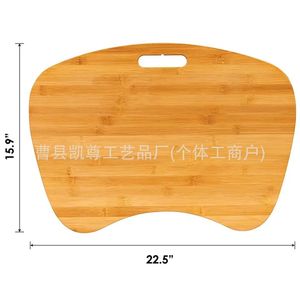 Solid wood knee table, multi-purpose outdoor drawing board base, <b>bed</b> laptop stand, <b>portable</b> wooden knee table - Product Image 2