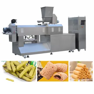 Chocolate Filling Core Filled Puff Snacks Food Making Machines