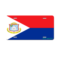 Plaques d'immatriculation personnalisées avec le drapeau des Tonga, plaque d'immatriculation nationale personnalisée, souvenir du pays, cadeau, plaque décorative