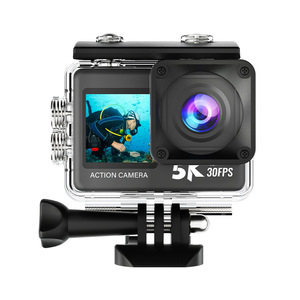 Action <b>Camera</b> 5K 30FPS Waterproof 30M Dual Screen Wi-Fi <b>Remote</b> Outdoor Cycling - Product Image 1