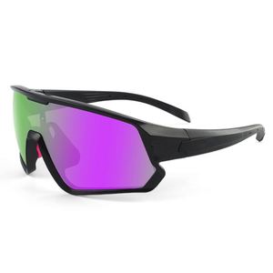 Gafas de Sol Polarizadas con Protección UV400, Personalizadas con Logotipo, de Moda, Color Morado, Extra Grandes, con Receta, para Ciclismo, para Hombre - Product Image 3