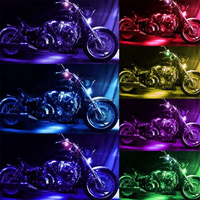 Kit de Luces LED Decorativas para Motocicleta, Tira de Luces para Decoración de Motos Personalizadas
