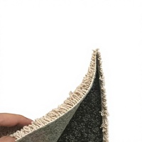 Moquette commerciale insonorisée rectangulaire entièrement recouverte pour les chambres d'hôtel, les salons de beauté, les sols ignifuges silencieux, utilisation domestique