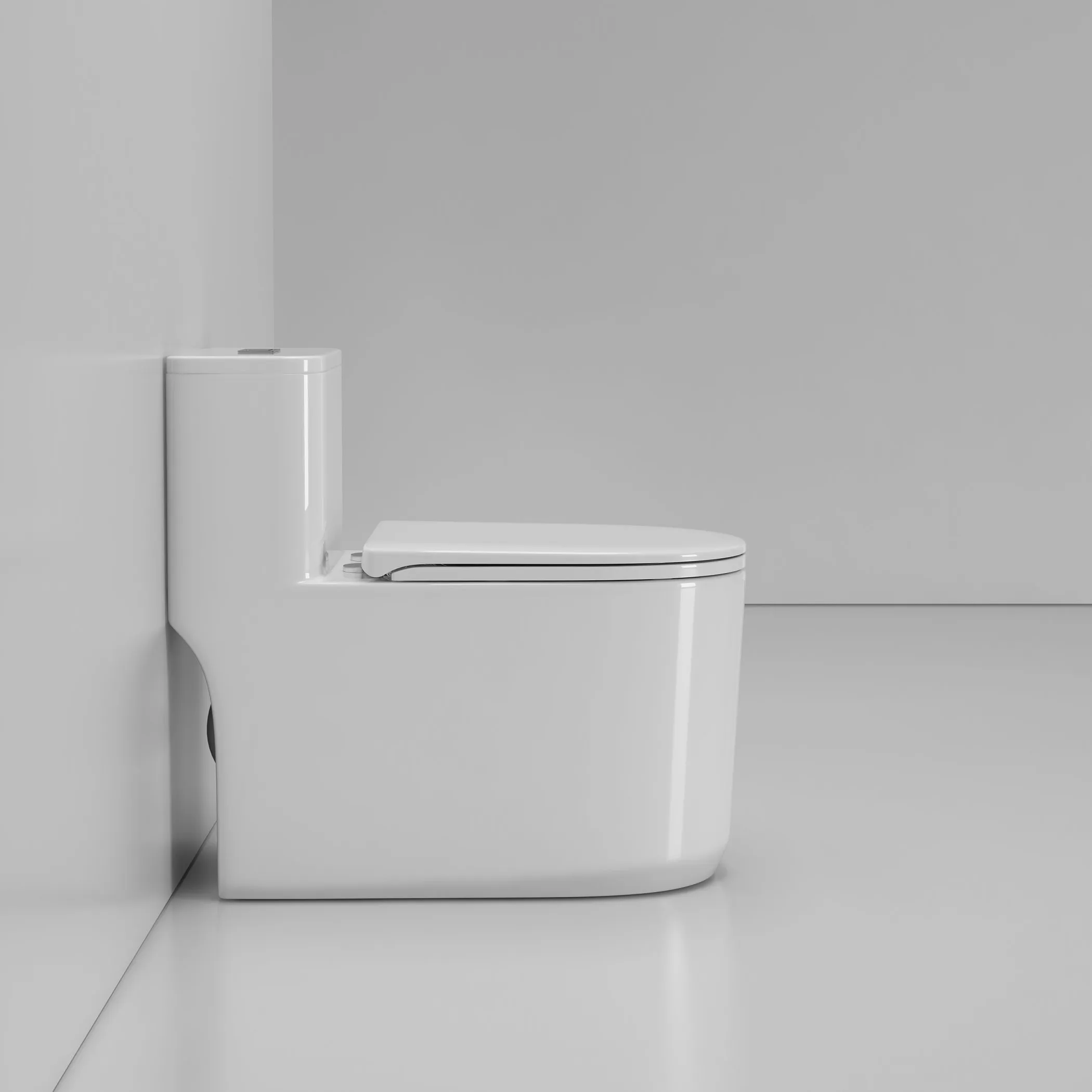fashion floor mounted ceramic anti stick toilets splash proof toilets for sale