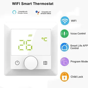 Hy510 Kamer Thermostaat Programmeerbare Vloerverwarming Tuya Wifi Thermostaat Smart Home Voor Verwarming