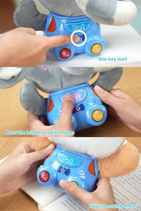 Jouet musical en peluche pour bébé, adorable animal en peluche lumineux, enregistrement musical, <span class=keywords><strong>Timmy</strong></span> <span class=keywords><strong>Time</strong></span>, doux, apaisant pour les nourrissons - Product Image 5