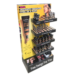 Mỹ phẩm cửa hàng bán lẻ sóng sơn móng tay Countertop tông tùy chỉnh lông mi hiển thị đứng Rack - Product Image 4