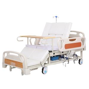 Многофункциональная медицинская кровать для больниц и домов престарелых из нержавеющей стали с ручным приводом, полностью изогнутая, улучшенная, с противоскользящим покрытием, Shuntai - Product Image 1