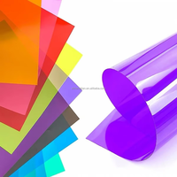 Film en rouleau de plastique transparent coloré PVC/PP/PET/PC sur mesure pour thermoformage, emballage, artisanat et impression
