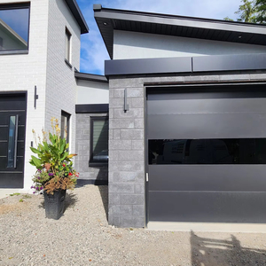 Porte de <span class=keywords><strong>garage</strong></span> en aluminium isolée personnalisable, isolation thermique, ouverture électrique pour <span class=keywords><strong>garage</strong></span>/entrepôt/commercial - Product Image 5