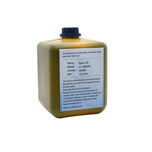 Cartouche d'encre noire compatible IC-2BK006, diluant pour encre MC-2BK106, 825 ml, pour imprimante CIJ Domino AX150i AX350i AX550i - Product Image 1
