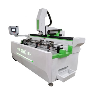 Machine de découpe d'aluminium de haute précision, routeur CNC avec double broche, PLC et servomoteur à boîte de vitesses pour la découpe de profilés - Product Image 2