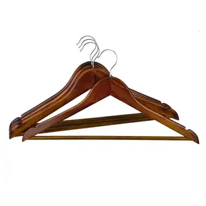 Owentek Factory Hot Sale Custom Adult Wooden Cloth Hanger Wood Hanger Rack For Brand Clothes Store