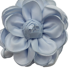 2022 nouveau Style populaire fait à la main 4 "tissu Satin fleur de camélia pour bébé bandeau Corsage - Product Image 5