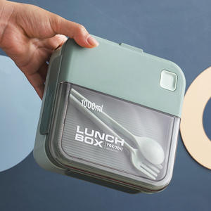Bpa Gratis Pp Lunchbox <span class=keywords><strong>2</strong></span> Compartiment Lunchbox - Product Image 1
