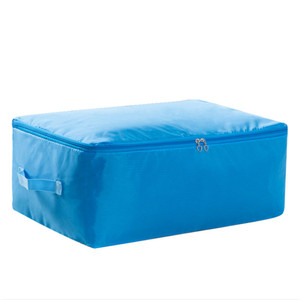 Solid Color Cotton <b>Quilt</b> Bag Rectangle Polyester Fabric Home Travel Clothing Organizer Storage Bag - Product Image 5