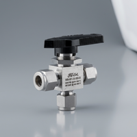 High Quality Stainless Steel 1/2 NPT Female Instrument Ball Valve 3000PSI Manual Power High Temperature Media OEM Customizable