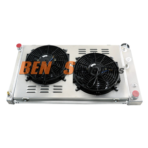 Radiateur 4 rangées + ventilateur de carénage + relais pour Chevy Caprice C20 El Camino <span class=keywords><strong>Impala</strong></span> 1971-1990 - Product Image 3