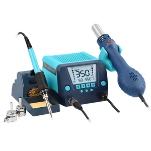 Bakon BK881 Customized Professional Digital Display Welding Portable Hot Air Soldering 2 In 1 Rework Station